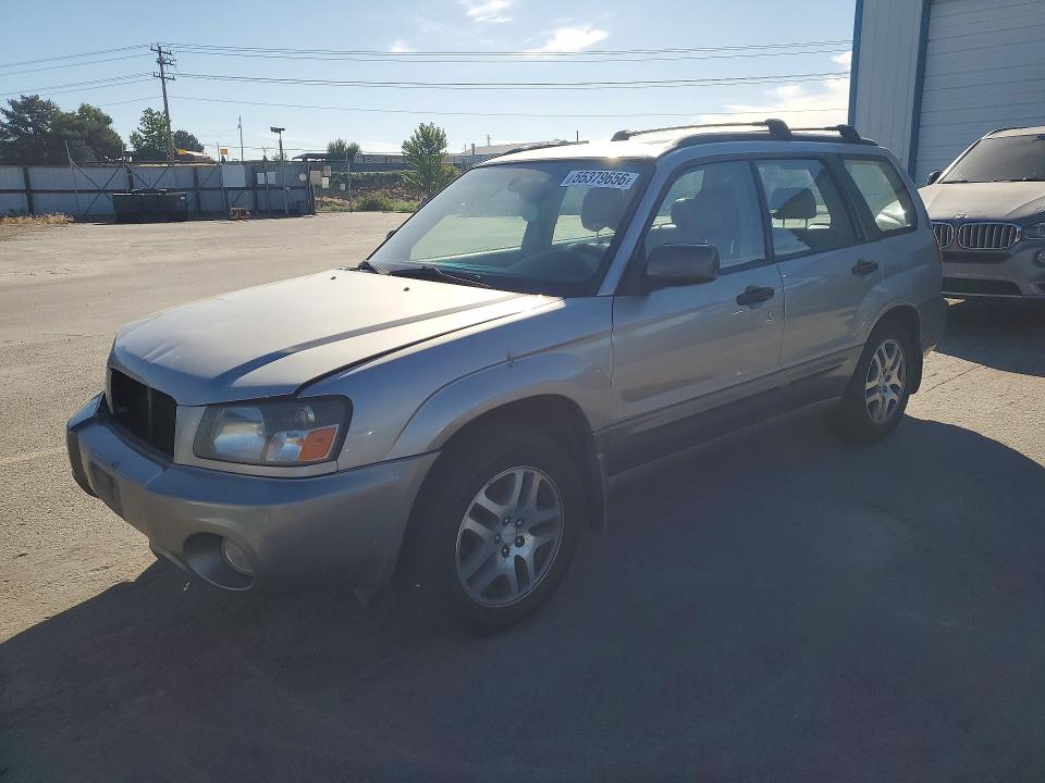 2005 Subaru Forester VIN JF1SG67685H728973 COPART salvage auction — FRONT END, ID - SALVAGE CERTIFICATE OF TITLE, sold $500 on 2026-07-30 (photo 1)