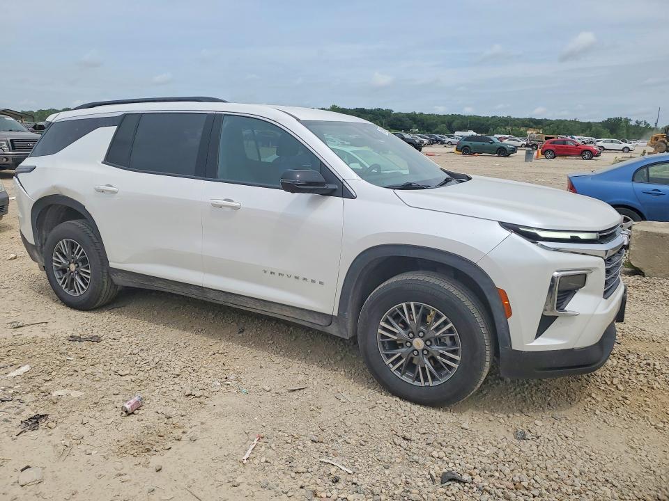 2025 Chevrolet Traverse VIN 1GNEVGRS3SJ154484 COPART salvage auction — FRONT END, IA - CERT OF TITLE-SALVAGE TITLE, sold $15,900 on 2026-09-03 (photo 4)