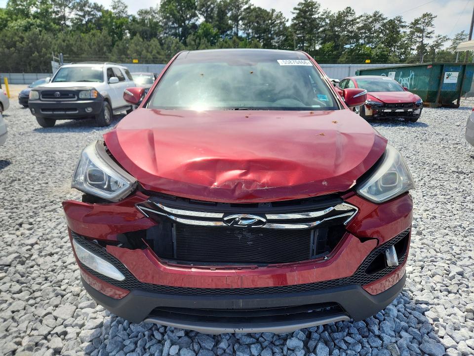 2013 Hyundai Santa fe VIN 5XYZU3LB9DG056996 COPART salvage auction — FRONT END, Ga - Cert Of Title-Salvage, sold $2,100 on 2026-07-09 (photo 5)