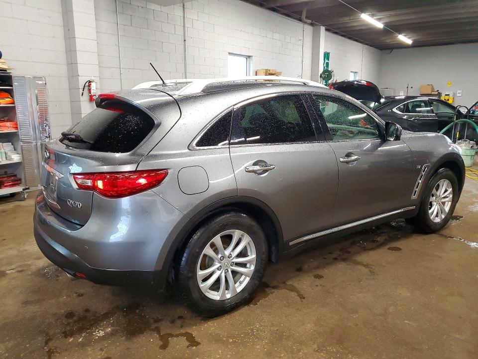 2017 Infiniti Qx70 VIN JN8CS1MW9HM414401 COPART salvage auction — HAIL, Ia - Cert Of Title-Salvage Title, sold $1,550 on 2026-07-29 (photo 3)