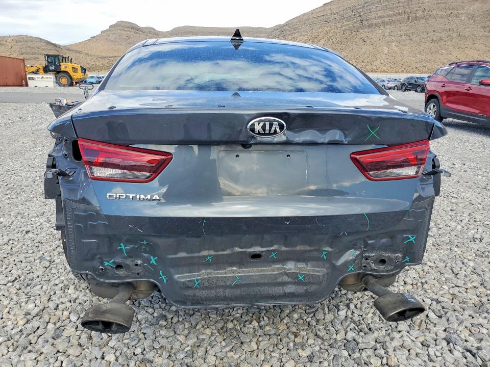 2019 Kia Optima VIN 5XXGT4L38KG285986 COPART salvage auction — REAR END, Nv - Salvage Title, sold $1,950 on 2026-07-15 (photo 6)