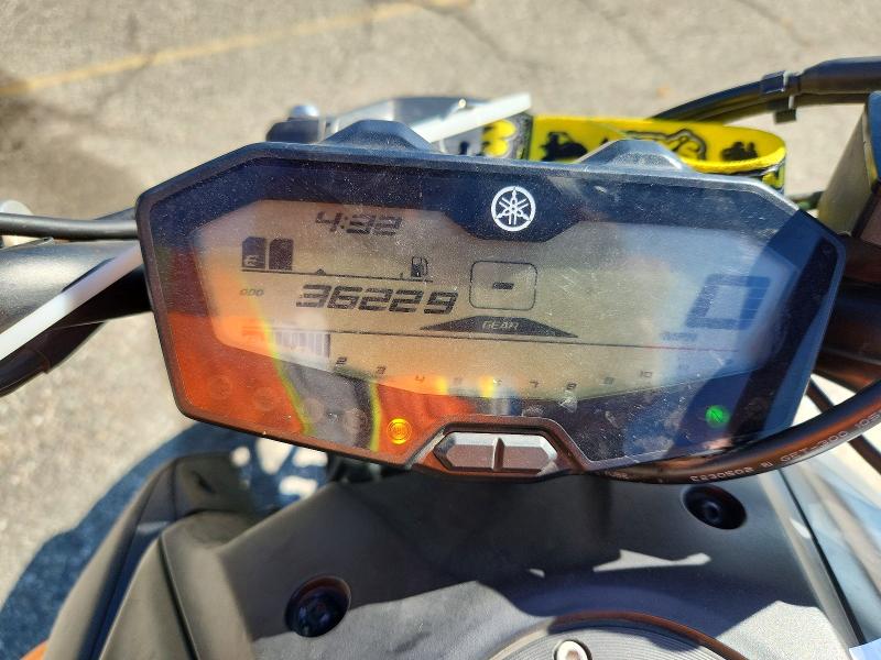 2019 Yamaha Mt VIN JYARM27E2KA002883 COPART salvage auction — FRONT END, Ca - Salvage Certificate, sold $800 on 2026-07-30 (photo 7)