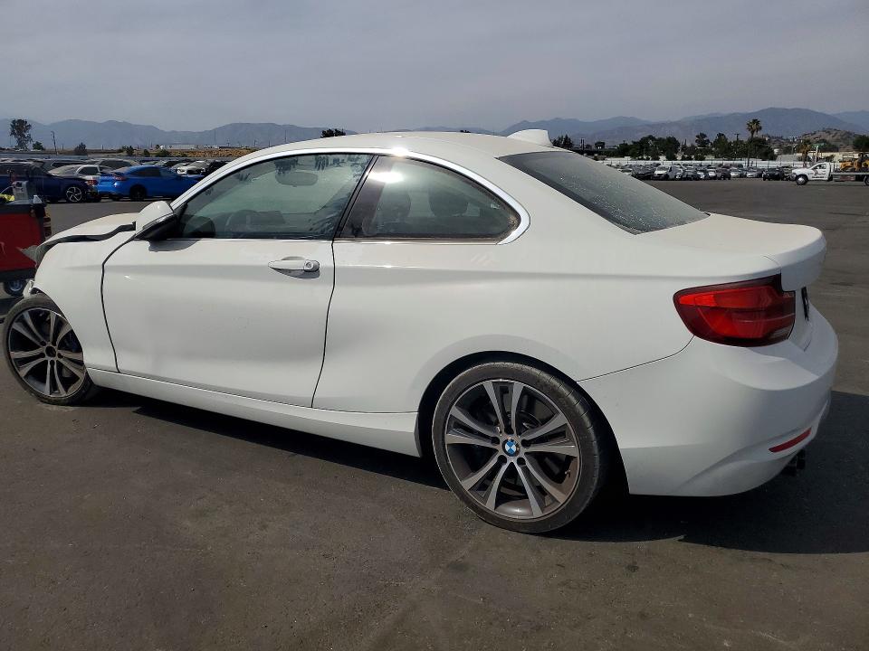 2018 BMW 2er VIN WBA2J1C57JVB98549 COPART salvage auction — FRONT END, Ca - Salvage Certificate, sold $2,850 on 2026-07-06 (photo 2)
