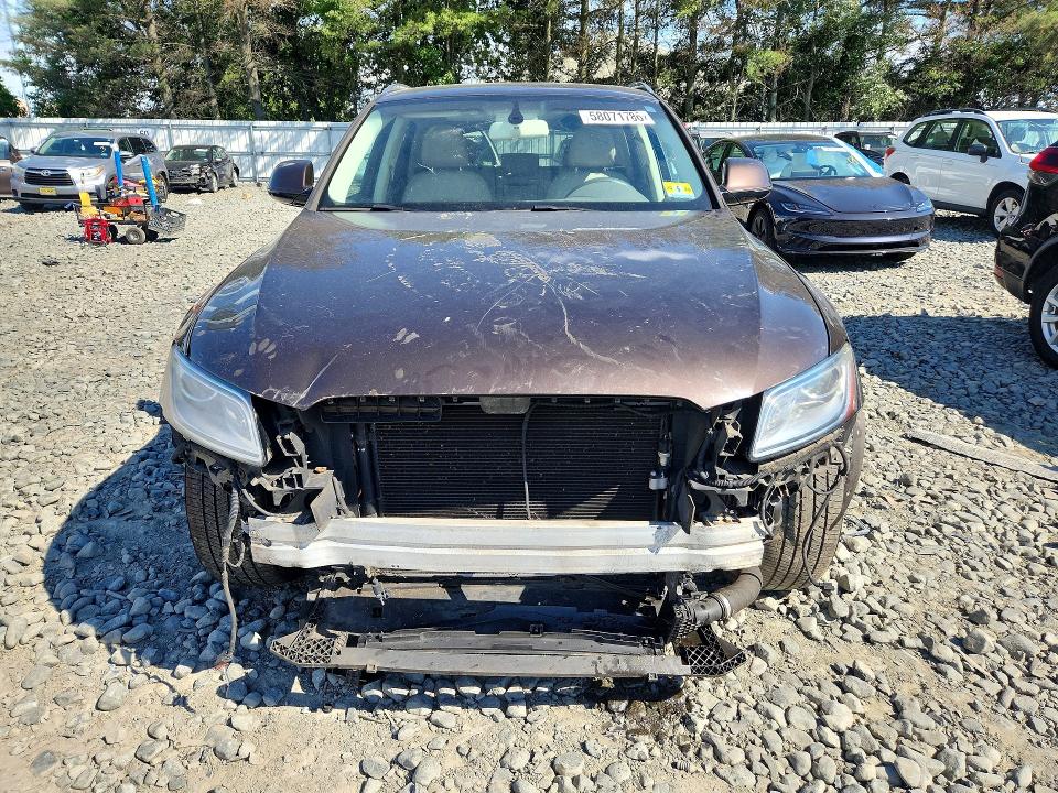 2015 Audi Q5 VIN WA1CFAFP8FA091537 COPART salvage auction — FRONT END, Nj - Cert Of Title-Salvage, sold $3,275 on 2026-08-01 (photo 5)