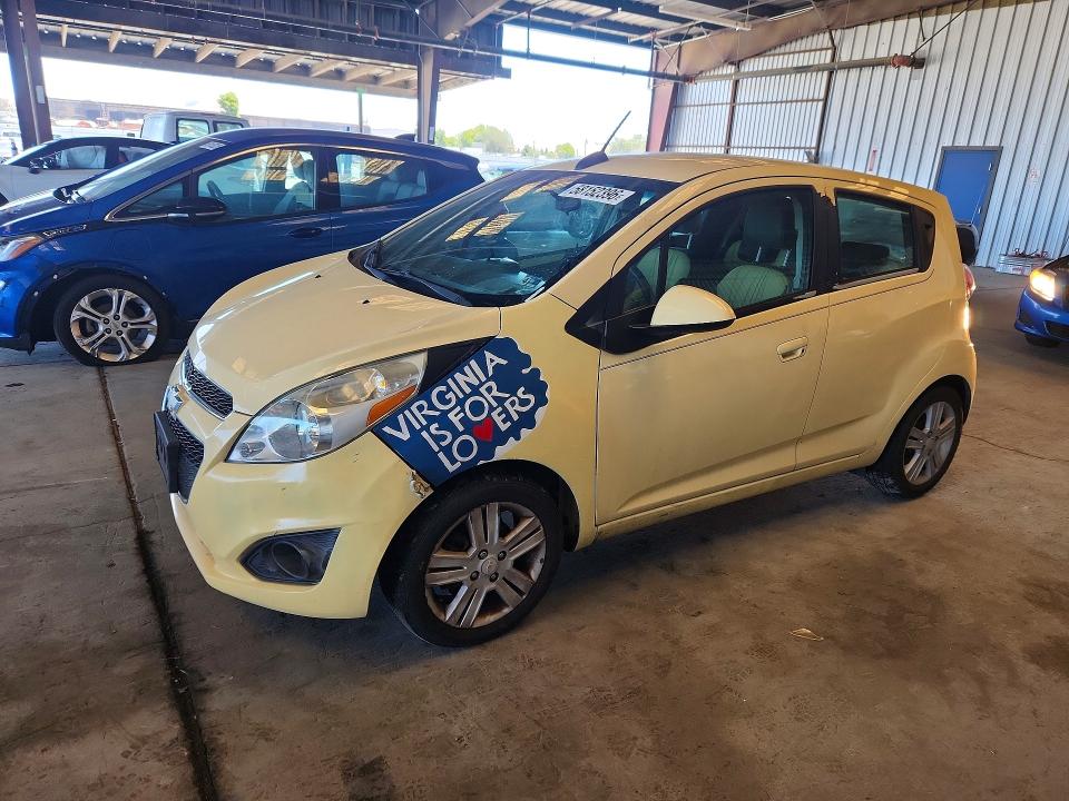 2015 Chevrolet Spark VIN KL8CB6S90FC707895 COPART salvage auction — FRONT END, Ca - Salvage Certificate, sold $475 on 2026-07-16 (photo 1)