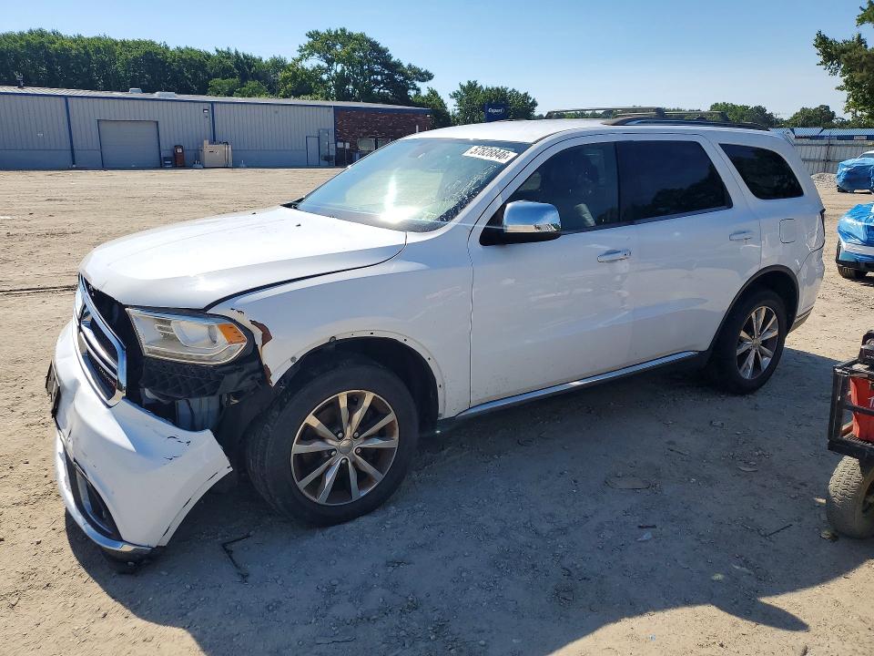 2016 Dodge Durango VIN 1C4RDHDG8GC322170 COPART salvage auction — FRONT END, Va - Certificate Of Title (P), sold $2,500 on 2026-07-28 (photo 1)
