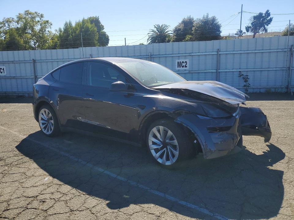 2026 Tesla Model y VIN 7SAYGDEE2TF392224 COPART salvage auction — FRONT END, Ca - Salvage Certificate, sold $17,900 on 2026-07-31 (photo 4)