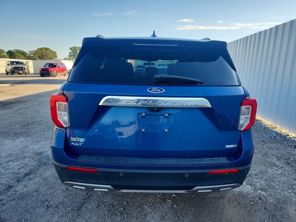 2020 Ford Explorer VIN 1FMSK8DH7LGC32880 COPART salvage auction — HAIL, Ks - Cert Of Title-Salvage, sold $325 on 2026-07-29 (photo 6)