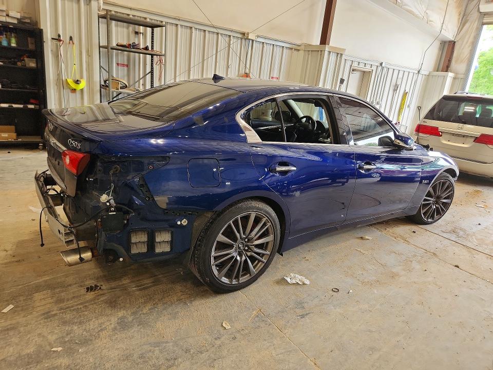 2017 Infiniti Q50 VIN JN1FV7AR2HM871040 COPART salvage auction — FRONT END, Wi - Certificate Of Title, sold $2,800 on 2026-07-15 (photo 3)