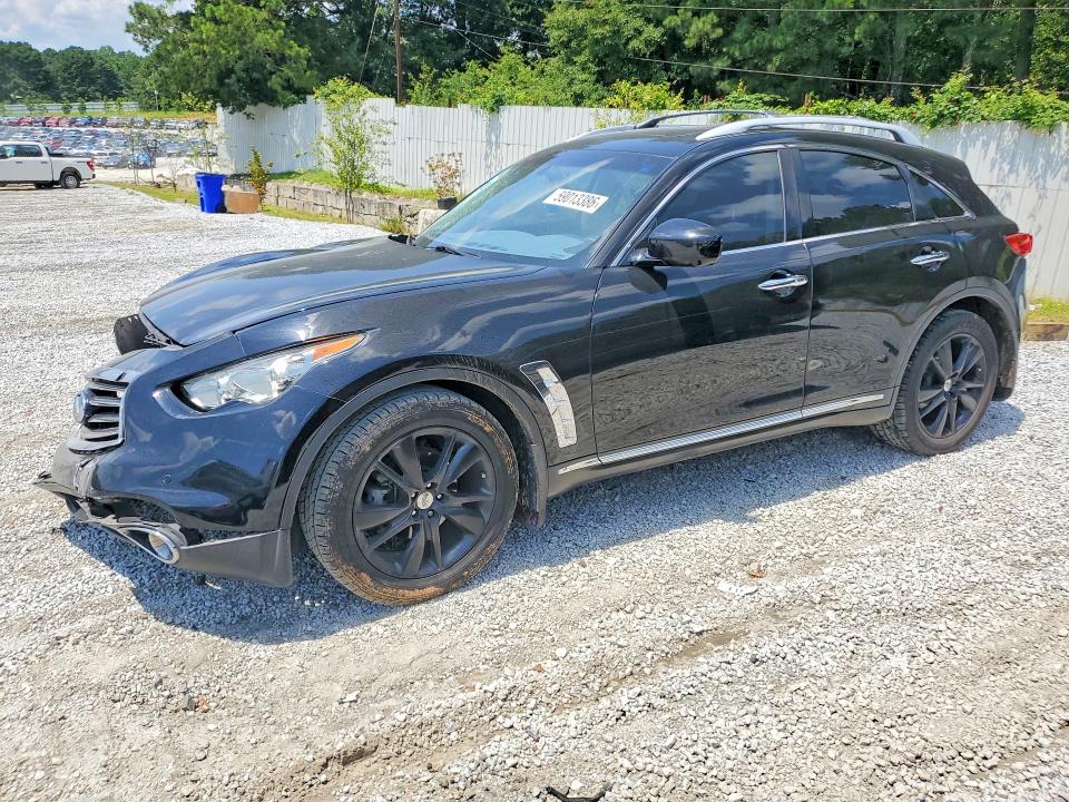 2012 Infiniti Fx VIN JN8AS1MU9CM120608 COPART salvage auction — FRONT END, Ga - Certificate Of Title, sold $175 on 2026-07-13 (photo 1)