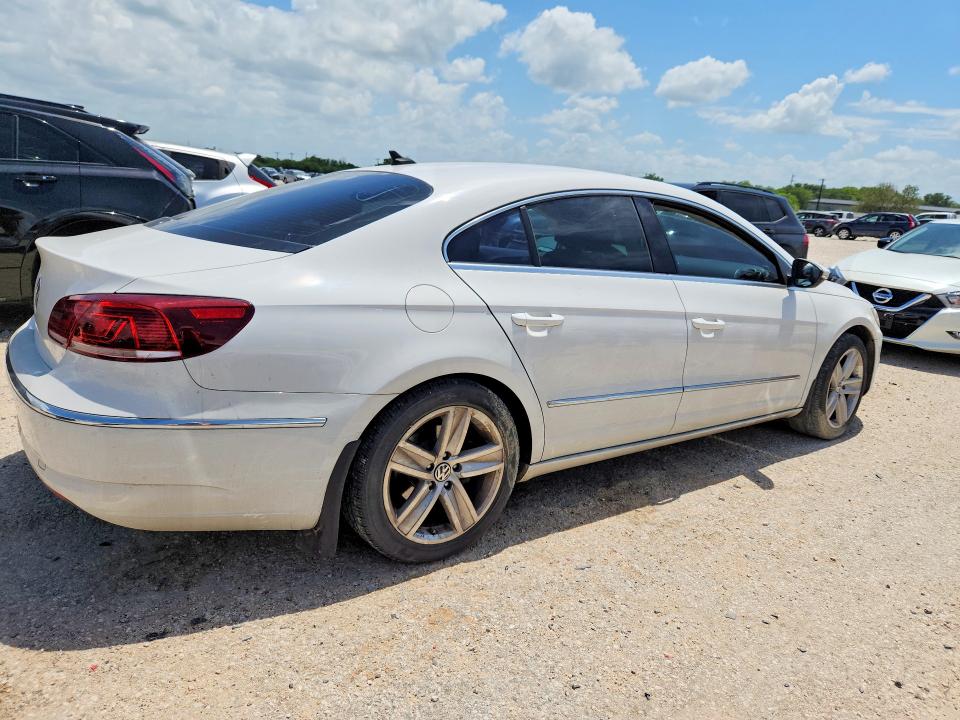 2014 Volkswagen Passat cc VIN WVWBP7AN2EE509492 COPART salvage auction — REAR END, TX - SALVAGE VEHICLE TITLE (P), sold $900 on 2026-07-16 (photo 3)