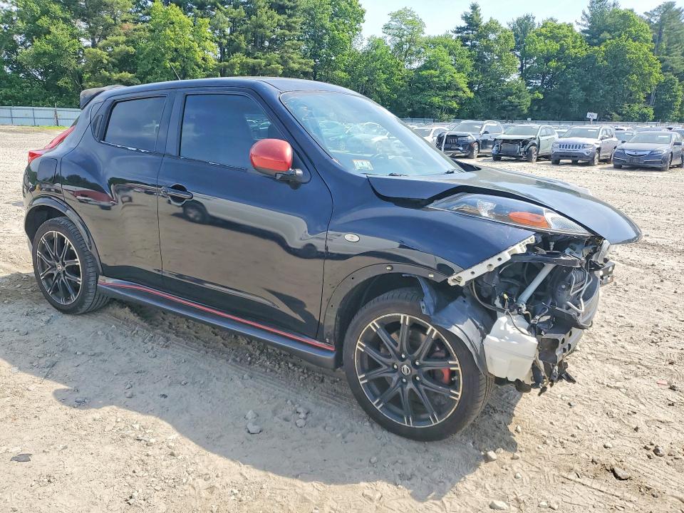 2014 Nissan Juke VIN JN8DF5MR4ET100473 COPART salvage auction — FRONT END, Ma - Cert Of Title-Reconstrctd Coll, sold $425 on 2026-07-02 (photo 4)