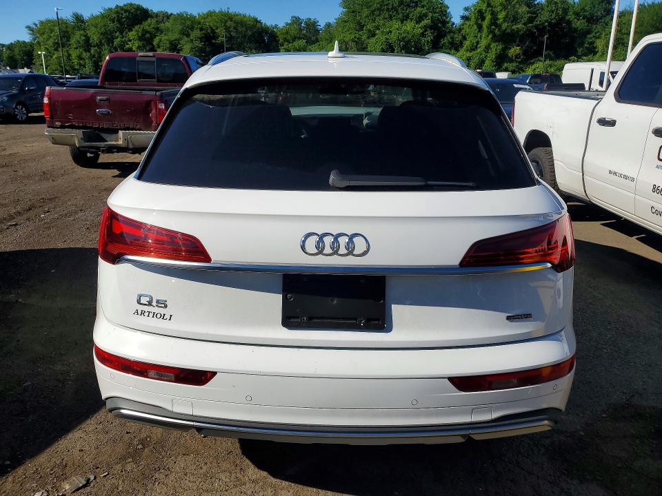 2021 Audi Q5 VIN WA1BAAFY2M2020215 COPART salvage auction — FRONT END, Ma - Cert Of Title-Salvage, sold $4,500 on 2026-07-23 (photo 6)
