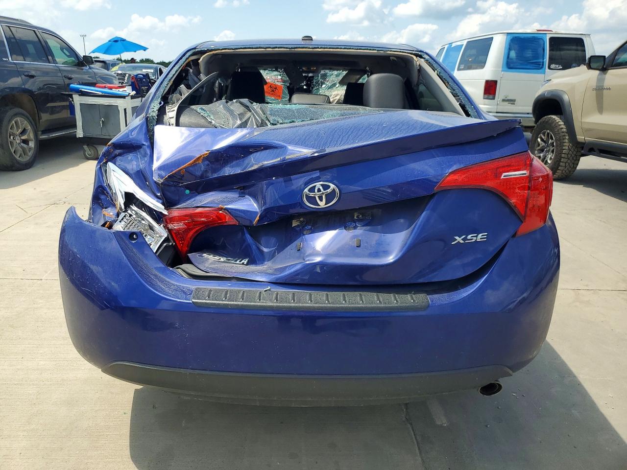 2019 Toyota Corolla VIN 5YFBURHEXKP925363 COPART salvage auction — Front End, TX - CERTIFICATE OF TITLE, sold $3,300 on 2026-07-08 (photo 6)