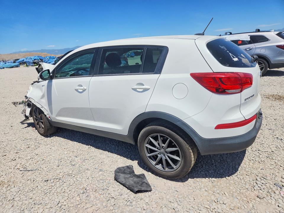2016 Kia Sportage VIN KNDPBCAC7G7870154 COPART salvage auction — FRONT END, Ut - Salvage Certificate, sold $150 on 2026-07-10 (photo 2)