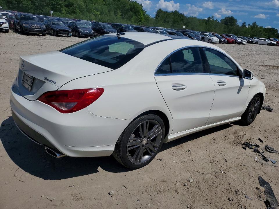 2015 Mercedes-benz Cla-klasse VIN WDDSJ4GB4FN266529 COPART salvage auction — FRONT END, Ma - Cert Of Title-Reconstrctd Coll, sold $500 on 2026-07-27 (photo 3)