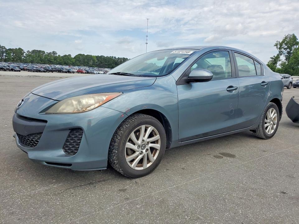 2013 Mazda 3 VIN JM1BL1V76D1780422 COPART salvage auction — REAR END, Nc - Salvage Certificate Of Title, sold $625 on 2026-07-28 (photo 1)