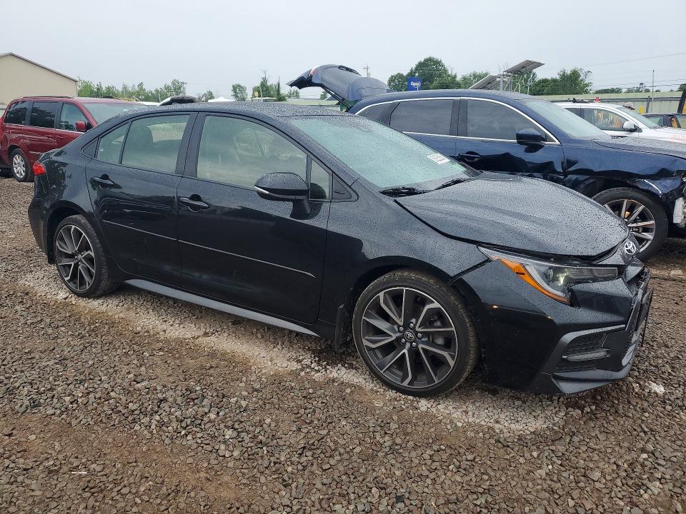 2020 Toyota Corolla VIN JTDP4RCE8LJ005167 COPART salvage auction — FRONT END, Ny - Mv-907A Salvage Certificate, sold $5,400 on 2026-07-13 (photo 4)