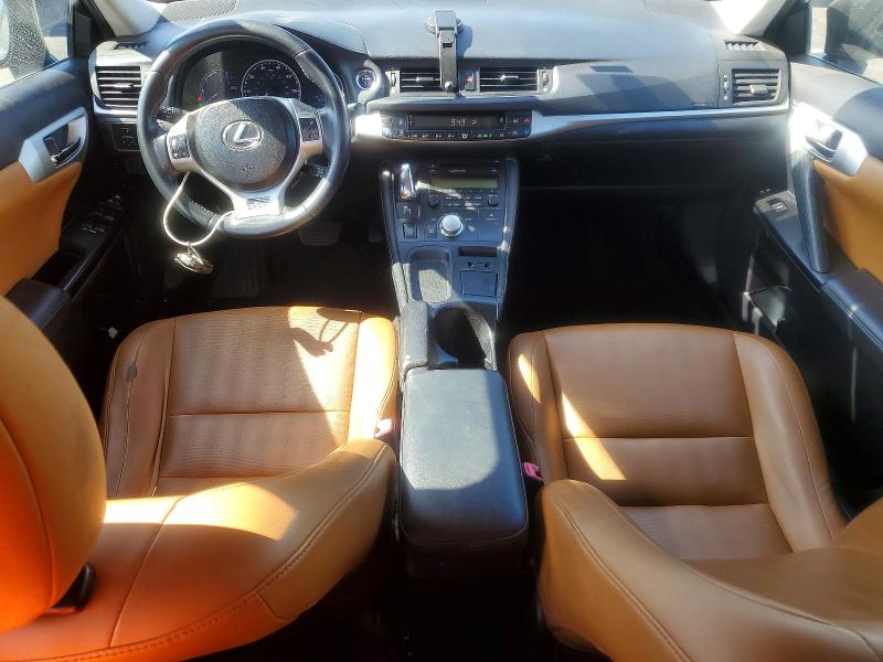 2013 Lexus Ct VIN JTHKD5BH8D2165414 COPART salvage auction — REAR END, Ca - Salvage Certificate, sold $2,050 on 2026-07-02 (photo 8)