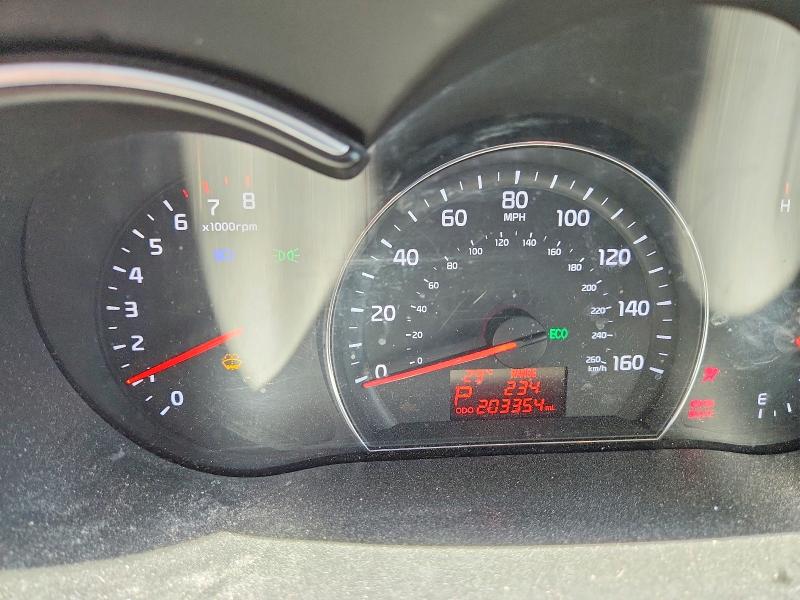 2014 Kia Sorento VIN 5XYKT3A65EG495897 COPART salvage auction — FRONT END, VA - CERT OF TITLE - SALVAGE, sold $600 on 2026-07-29 (photo 9)