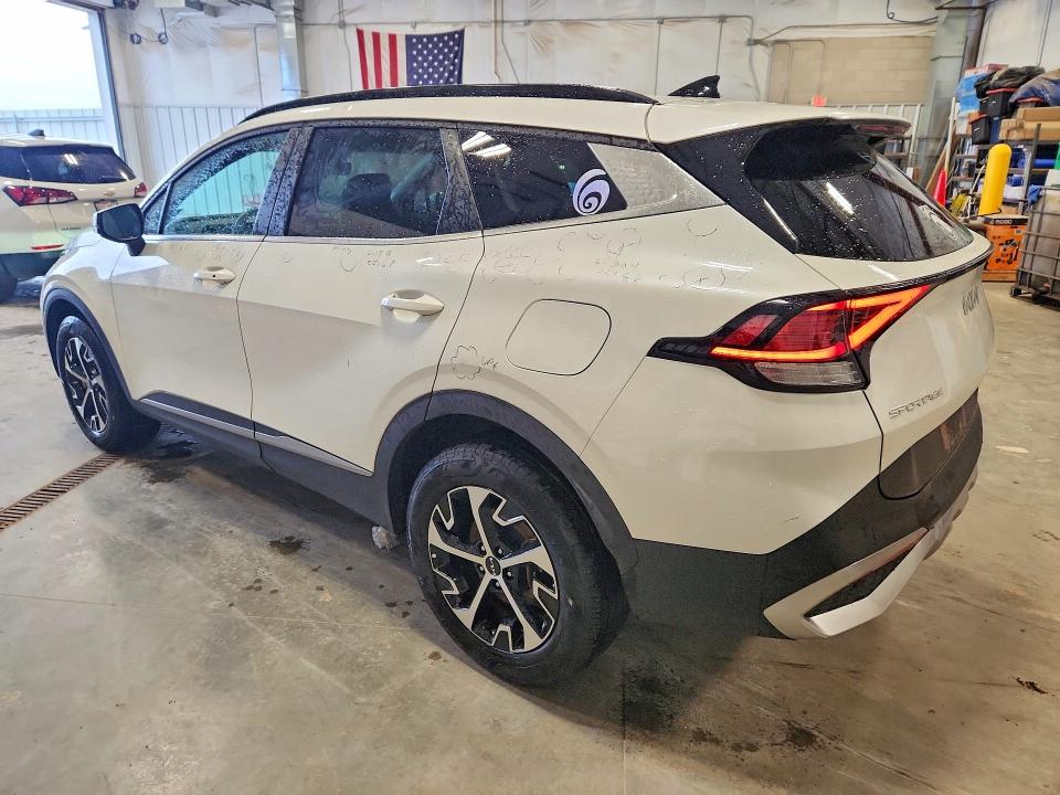 2024 Kia Sportage VIN KNDPVCDG3R7150312 COPART salvage auction — HAIL, Wi - Cert Of Title-Claim Paid, sold $12,800 on 2026-07-14 (photo 2)