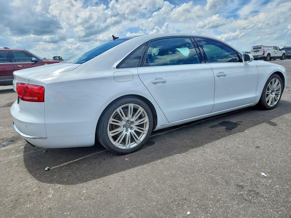2014 Audi A8 VIN WAURGAFD0EN004589 COPART salvage auction — MINOR DENT/SCRATCHES, Ga - Certificate Of Title, sold $1,600 on 2026-07-27 (photo 3)