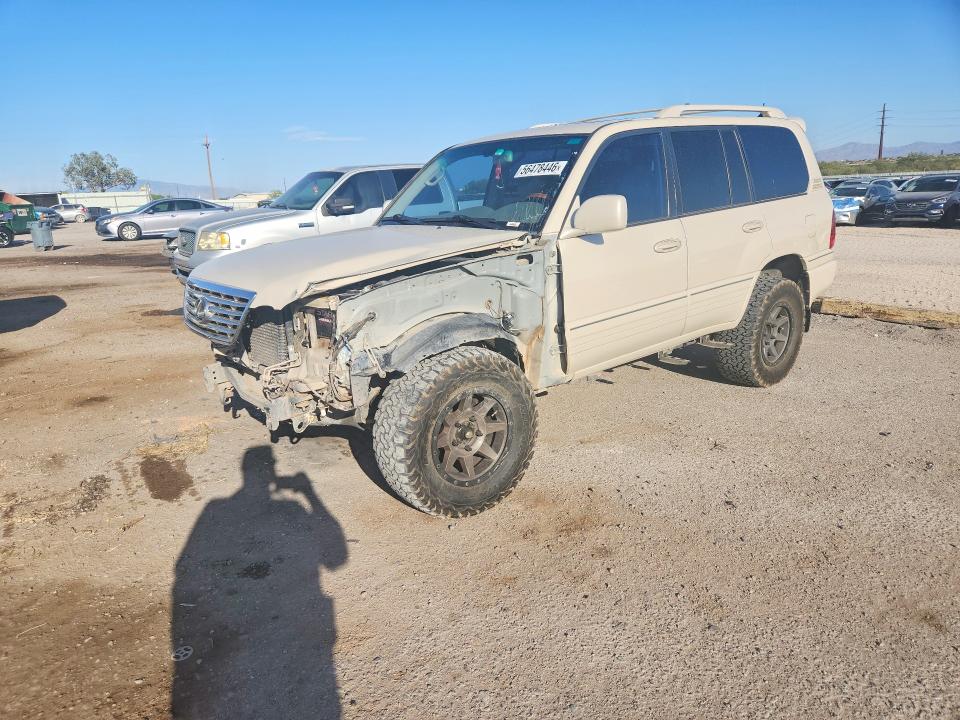 2007 Lexus Lx 470 VIN JTJHT00W774026304 COPART salvage auction — FRONT END, Az - Cert Of Title - Salvage, sold $5,800 on 2026-07-26 (photo 1)