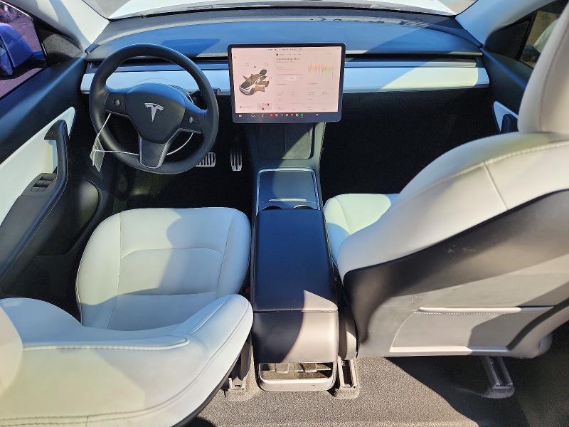 2021 Tesla Model y VIN 5YJYGDEE7MF202643 COPART salvage auction — FRONT END, Ca - Salvage Certificate, sold $8,200 on 2026-07-27 (photo 8)
