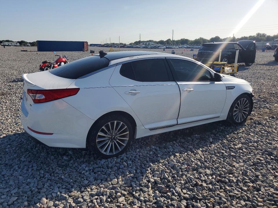 2013 Kia Optima VIN 5XXGR4A68DG161571 COPART salvage auction — FRONT END, Fl - Certificate Of Destruction, sold $850 on 2026-07-10 (photo 3)