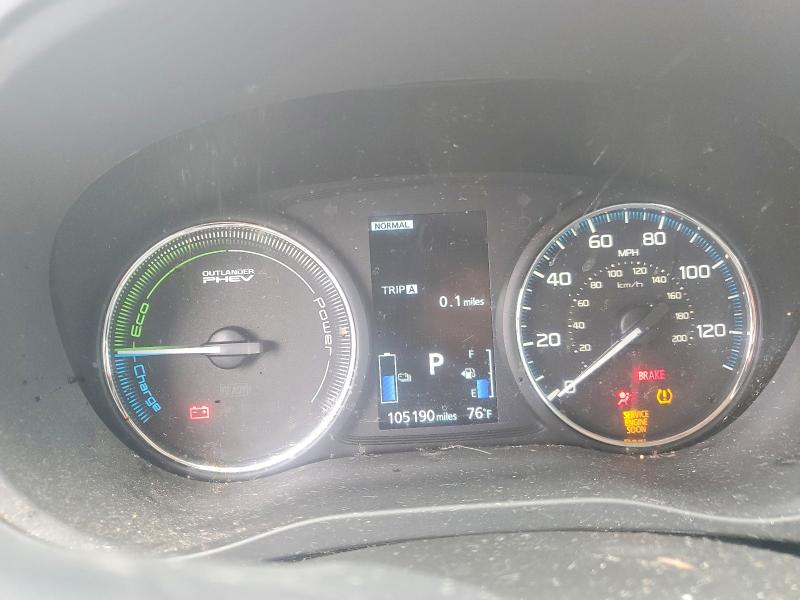 2018 Mitsubishi Outlander VIN JA4J24A54JZ071077 COPART salvage auction — VANDALISM, Ca - Salvage Certificate, sold $100 on 2026-07-24 (photo 9)