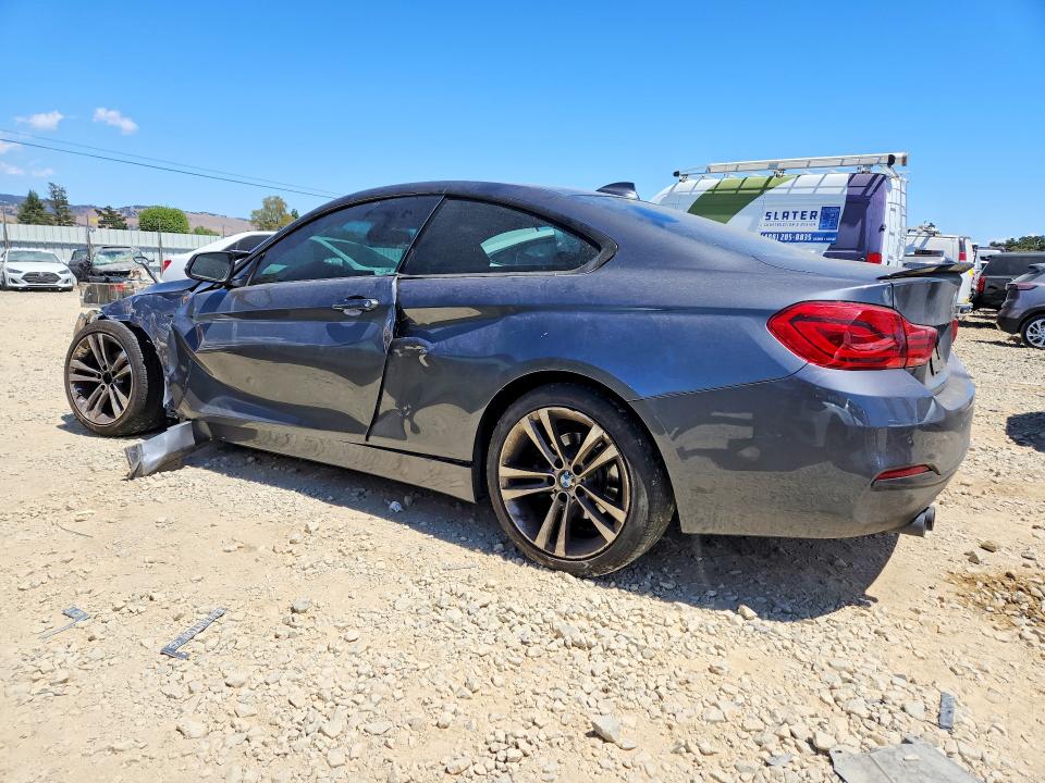 2018 BMW 4er VIN WBA4W3C56JAE99701 COPART salvage auction — FRONT END, Ca - Salvage Certificate, sold $1,500 on 2026-07-21 (photo 2)