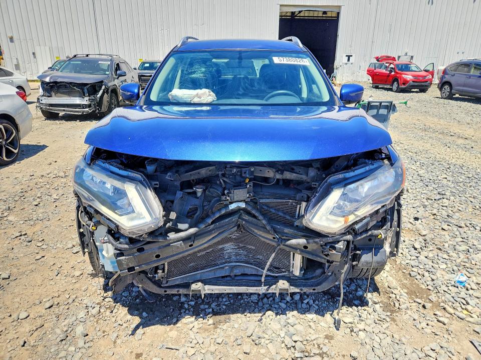 2017 Nissan VIN KNMAT2MT1HP575805 COPART salvage auction — FRONT END, Nj - Cert Of Title-Salvage, sold $925 on 2026-07-27 (photo 5)
