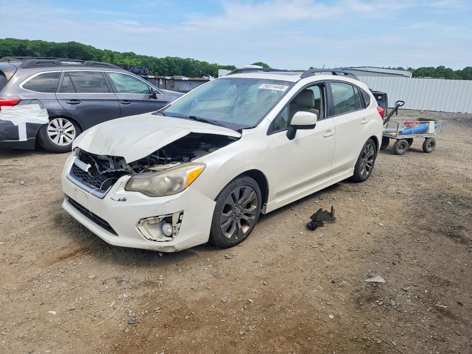 2012 Subaru VIN JF1GPAS68CH215140 COPART salvage auction — FRONT END, Ma - Cert Of Title-Reconstrctd Coll, sold $300 on 2026-07-22 (photo 1)