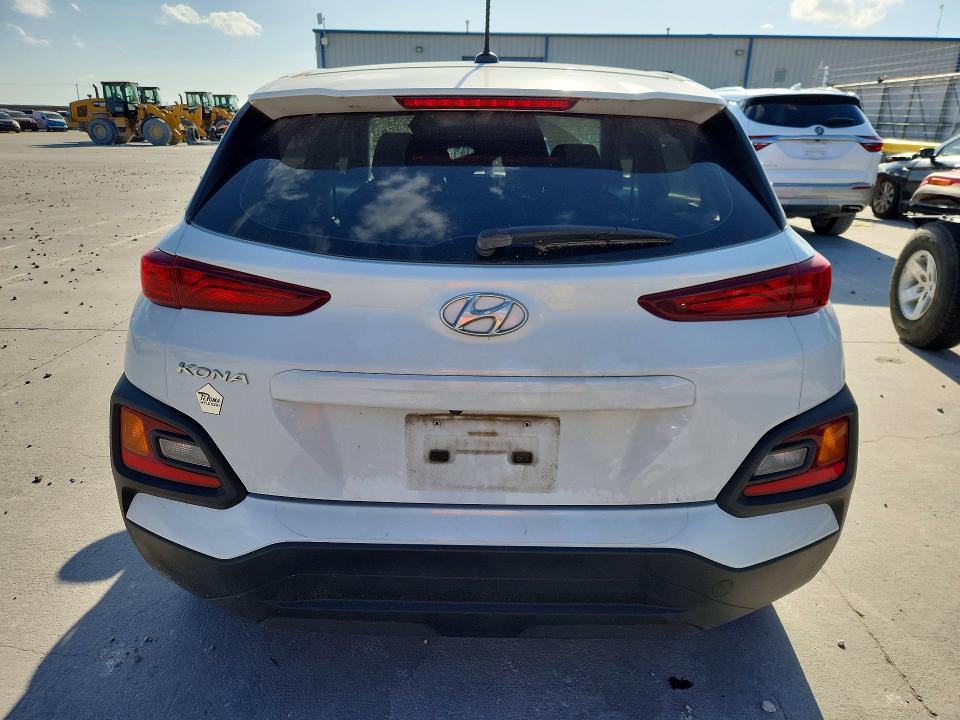 2019 Hyundai Kona VIN KM8K12AA7KU381006 COPART salvage auction — FRONT END, Tx - Salvage Vehicle Title, sold $2,750 on 2026-07-10 (photo 6)