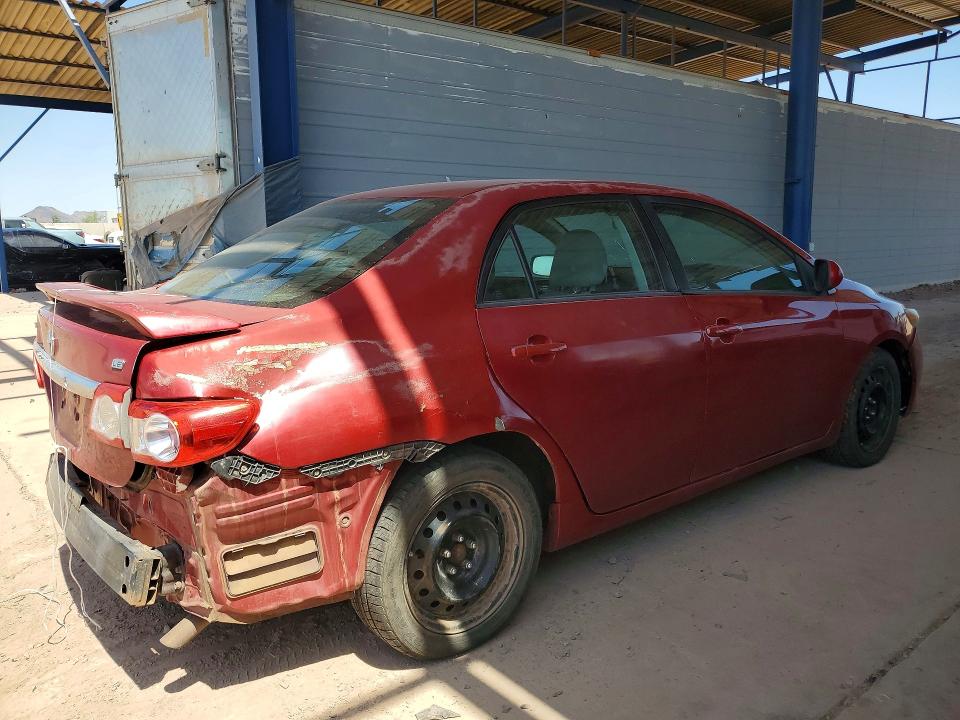 2012 Toyota VIN 5YFBU4EE1CP027694 COPART salvage auction — REAR END, Az - Cert Of Title - Salvage, sold $1,050 on 2026-07-07 (photo 3)