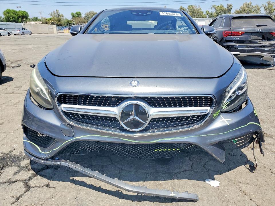 2016 Mercedes-benz VIN WDDXJ8FB6GA017124 COPART salvage auction — FRONT END, Ca - Salvage Certificate, sold $23,200 on 2026-07-02 (photo 5)