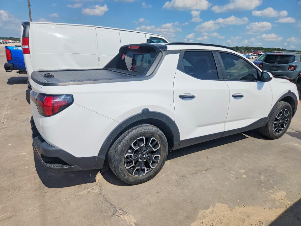 2024 Hyundai Santa cruz VIN 5NTJC4AE5RH086050 COPART salvage auction — REAR END, Tx - Salvage Vehicle Title, sold $500 on 2026-07-23 (photo 3)