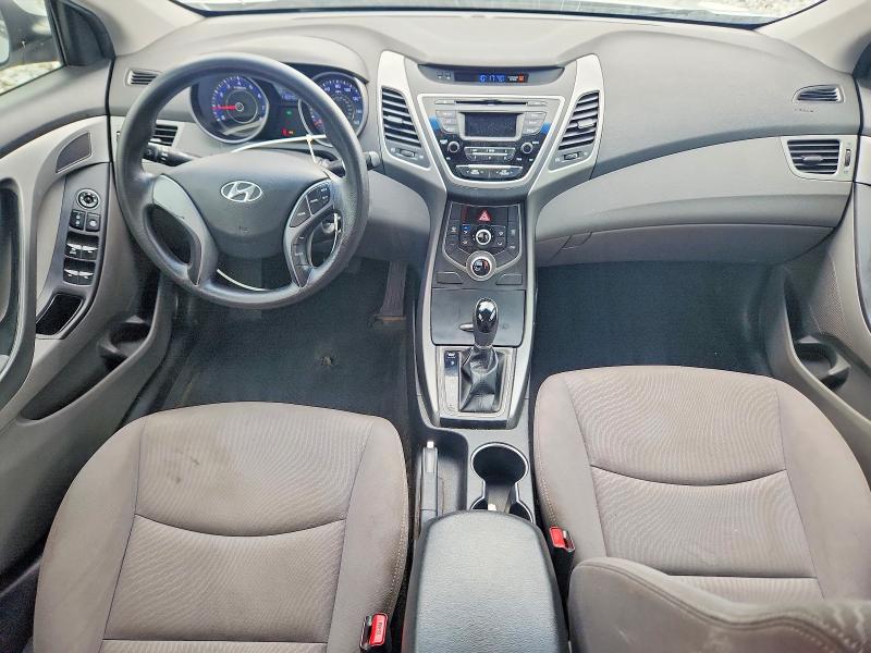2016 Hyundai Elantra VIN KMHDH4AE1GU483685 COPART salvage auction — REAR END, Ga - Cert Of Title-Salvage, sold $275 on 2026-07-21 (photo 8)