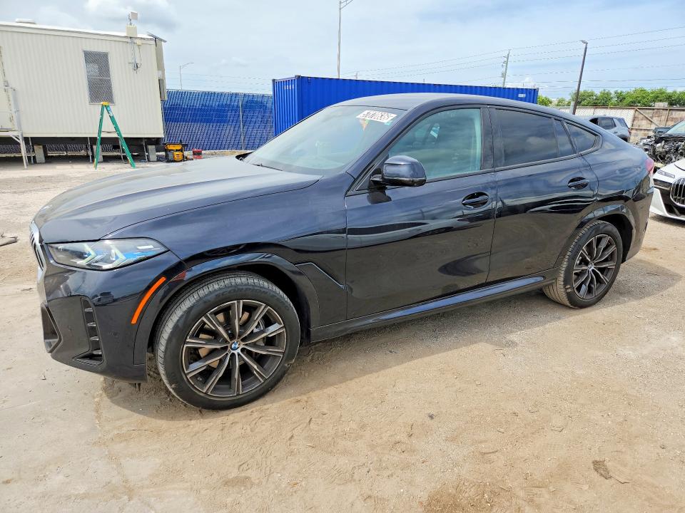 2025 BMW X6 VIN 5UX33EX05S9X22911 COPART salvage auction — REAR END, FL - CERTIFICATE OF TITLE, sold $45,250 on 2026-07-06 (photo 1)
