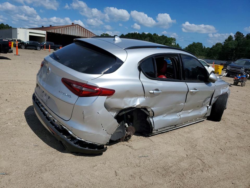 2018 Alfa romeo Stelvio VIN ZASFAKPN9J7B88280 COPART salvage auction — ALL OVER, LA - CERT OF TITLE-SALVAGE (P), sold $1,200 on 2026-08-25 (photo 3)