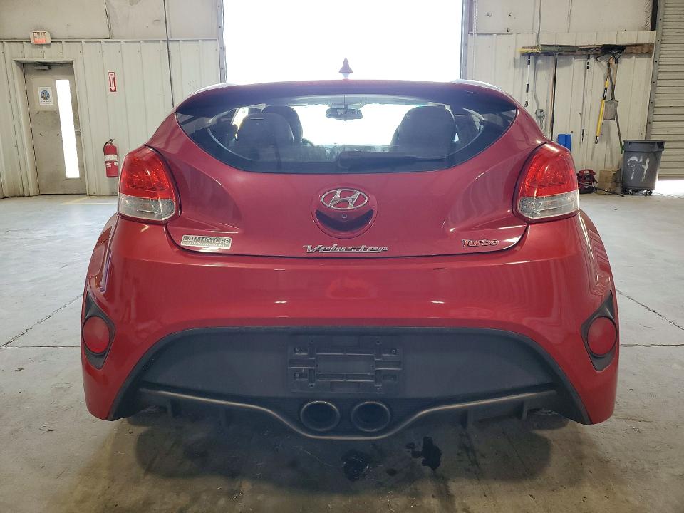 2015 Hyundai Veloster VIN KMHTC6AEXFU230692 COPART salvage auction — FRONT END, Ny - Mv-907A Salvage Certificate, sold $500 on 2026-07-13 (photo 6)