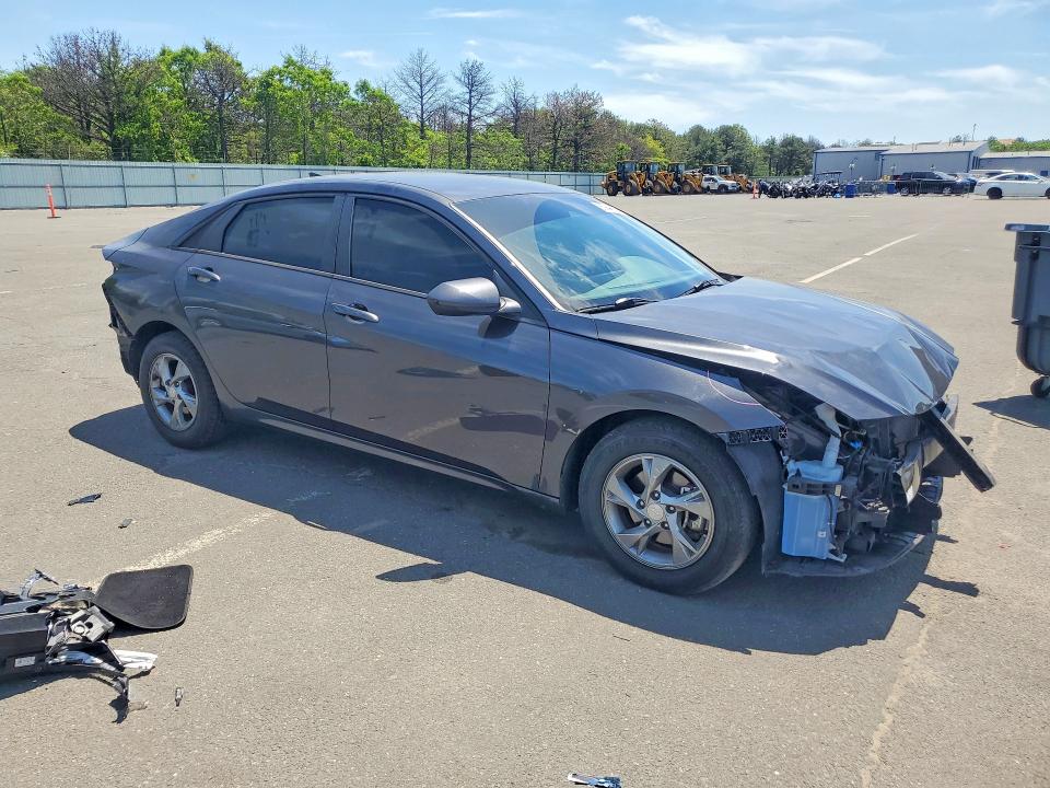 2021 Hyundai Elantra VIN 5NPLL4AG9MH047608 COPART salvage auction — FRONT END, Id - Salvage Certificate Of Title, sold $3,000 on 2026-07-20 (photo 4)