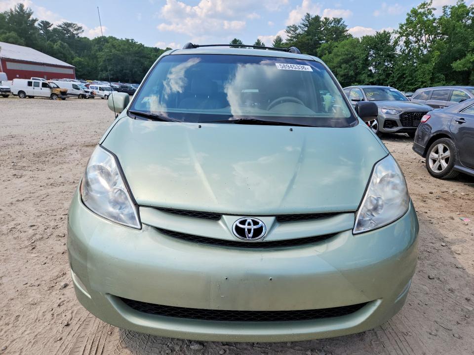 2008 Toyota Sienna VIN 5TDZK22CX8S191391 COPART salvage auction — FRONT END, MA - CERT OF TITLE-RECONSTRCTD COLL, sold $2,600 on 2026-07-20 (photo 5)