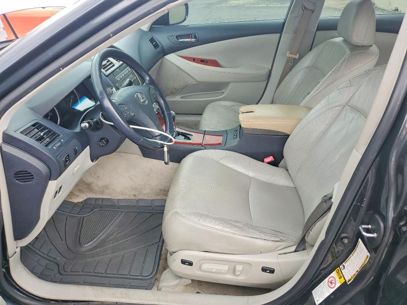 2009 Lexus ES VIN JTHBJ46G592322845 COPART salvage auction — FRONT END, Pa - Cert Of Salvage-W=Flood Veh, sold $775 on 2026-07-14 (photo 7)