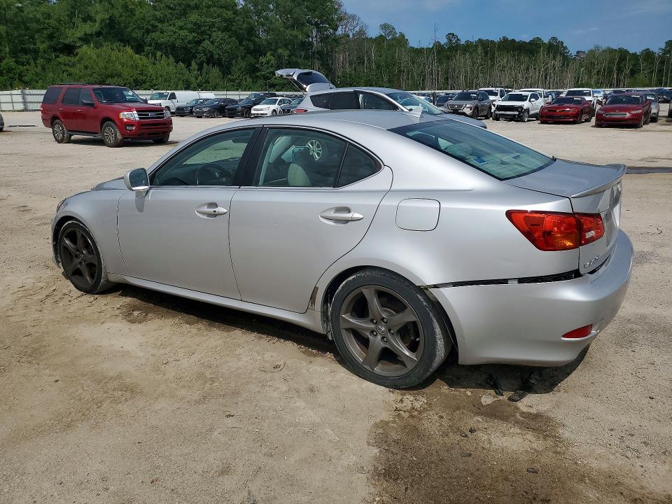 2007 Lexus Is VIN JTHBK262072030877 COPART salvage auction — REAR END, Sc - Cert Of Title-Salvage, sold $2,100 on 2026-07-06 (photo 2)