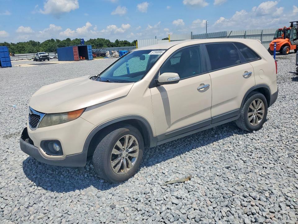 2011 Kia Sorento VIN 5XYKU4A27BG026564 COPART salvage auction — FRONT END, FL - CERT OF TITLE SLVG REBUILDABLE, sold $1,350 on 2026-07-17 (photo 1)