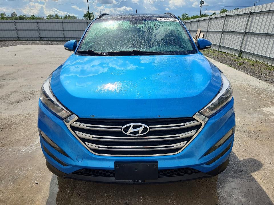 2017 Hyundai Tucson VIN KM8J3CA29HU408249 COPART salvage auction — REAR END, ON - PERMIT NO BRAND - UNFIT (P), sold $3,550 on 2026-07-22 (photo 5)