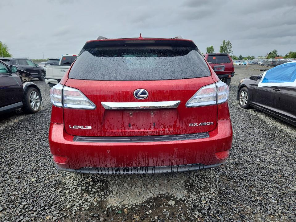 2010 Lexus Rx 450h VIN JTJBC1BA7A2026979 COPART salvage auction — MECHANICAL, Or - Certificate Of Title, sold $2,950 on 2026-07-08 (photo 6)