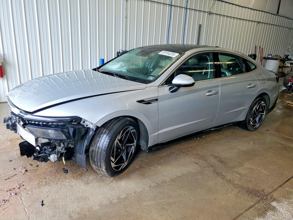 2024 Hyundai Sonata VIN KMHL14JAXRA393307 COPART salvage auction — FRONT END, Pa - Cert Of Title (P), sold $7,700 on 2026-07-29 (photo 1)
