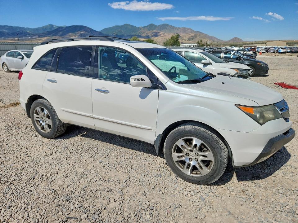 2007 Acura Mdx VIN 2HNYD28287H543749 COPART salvage auction — FRONT END, Ut - Salvage Certificate, sold $150 on 2026-07-17 (photo 4)
